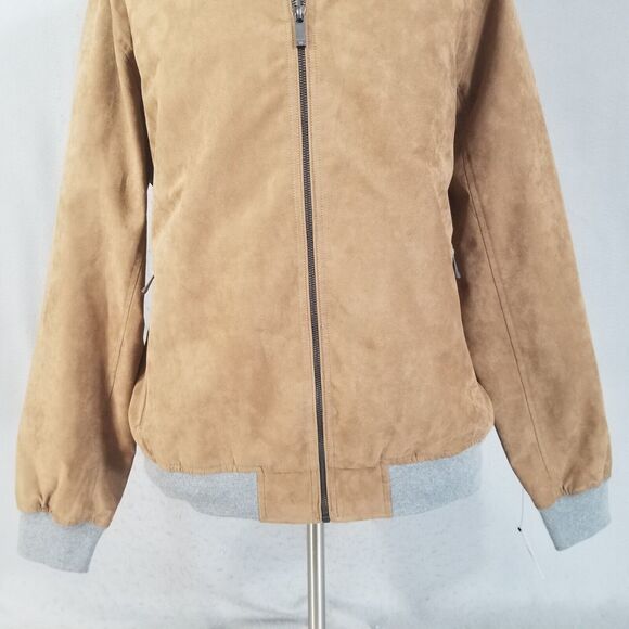 Weatherproof Jacket Mens XL Extra large Brown Micro Suede NEW - Picture 4 of 12